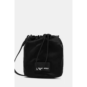 Karl Lagerfeld Jeans poșetă culoarea negru, A4W30211 imagine