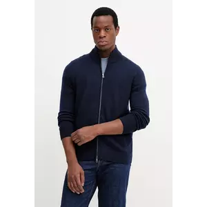 Michael Kors cardigan din lână culoarea bleumarin, CF560HV7AP imagine