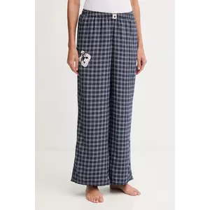 Hollister Co. pantaloni de pijama culoarea bleumarin, KI346-5063 imagine