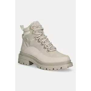 U.S. Polo Assn. botine ALICYA001A culoarea bej, cu toc plat, izolat, ALICYA001W/EHY2 imagine