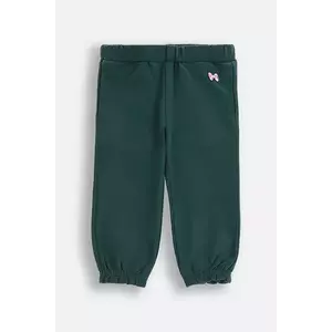 Coccodrillo pantaloni de bumbac pentru copii culoarea verde, uni, HAPPY PUPPY GIRL NEWBORN imagine