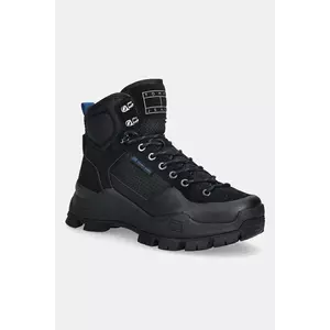 Tommy Jeans pantofi TJM HYBRID BOOT culoarea negru, EM0EM01633 imagine