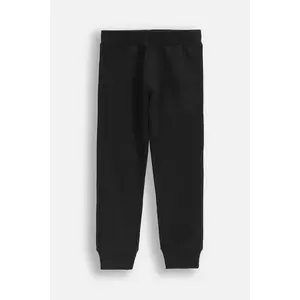 Coccodrillo pantaloni de trening pentru copii culoarea negru, uni, EVERYDAY BOY A imagine