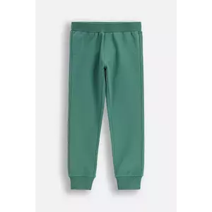 Coccodrillo pantaloni de trening pentru copii culoarea verde, uni, EVERYDAY BOY A imagine