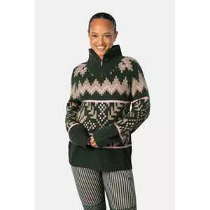 Kari Traa pulover AMELIA culoarea verde, călduros, 623605 imagine