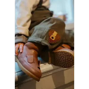 Donsje ghete de iarnă pentru copii din piele Wadudu Classic Boots Dog culoarea maro, 2022004 imagine