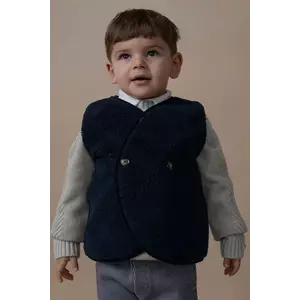 Donsje vestă copii Monty Gilet culoarea bleumarin, 4044300 imagine