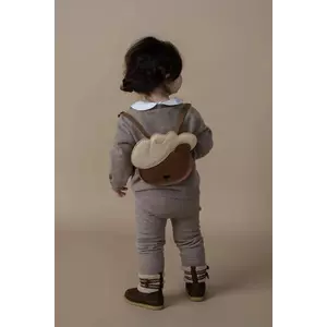 Donsje rucsac din piele pentru copii Stanzen Backpack Cowboy Bear culoarea maro, mic, cu imprimeu, 5522101 imagine