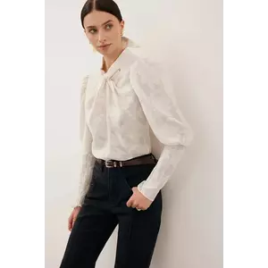 Bizuu body DEFIORI culoarea bej, cu imprimeu, DEFIORI KREMOWY imagine