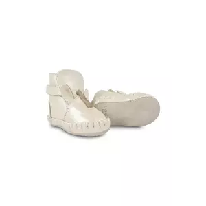 Donsje încălțăminte din piele pentru bebeluși Ynzi Booties Unicorn culoarea bej, 1042302 imagine