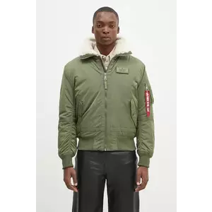 Alpha Industries geaca B15-3 barbati, culoarea verde, de tranzitie, 198122 imagine