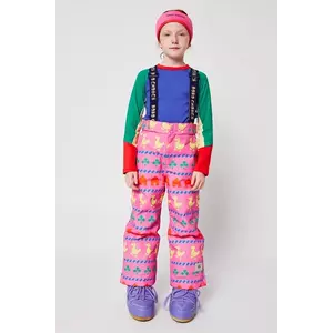 Bobo Choses pantaloni de schi pentru copii Farm culoarea roz, 225AC142 imagine