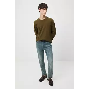 Medicine longsleeve culoarea verde, neted imagine
