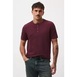 Medicine tricou culoarea bordo, melanj imagine