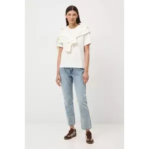 Medicine tricou din bumbac culoarea bej imagine