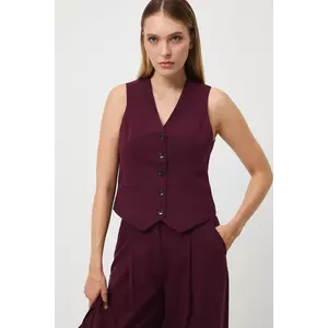 Medicine vesta culoarea bordo, un singur rand de nasturi imagine