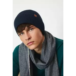 Medicine caciula culoarea albastru marin, din tesatura neteda imagine