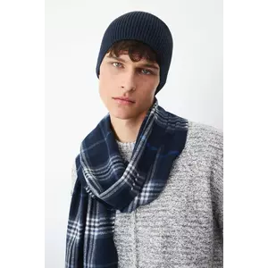 Medicine caciula culoarea albastru marin, din tesatura neteda imagine