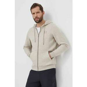 Under Armour bluza barbati, culoarea violet, cu glugă, neted imagine