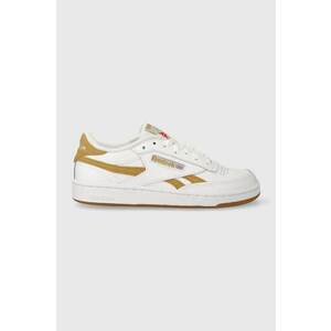 Reebok sneakers din piele Club C Revenge culoarea alb imagine