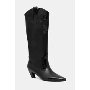 Bianco cizme BIABALEY culoarea negru, cu toc drept, 11302262 imagine