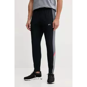 Under Armour pantaloni de antrenament Velociti Storm culoarea negru, cu imprimeu, 6005899 imagine
