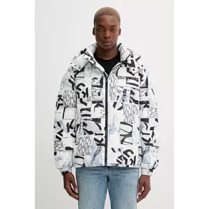 Karl Lagerfeld Jeans geacă culoarea alb, de iarnă, A4M15026 imagine