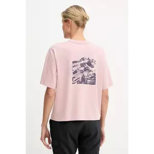 Salewa tricou Eagle Glacier Loose culoarea roz, 00.0000029201 imagine