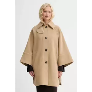 Weekend Max Mara haină cu lână RUFO culoarea bej, 2525496012600 imagine