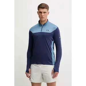 Under Armour hanorac de antrenament UA Tech Utility culoarea bleumarin, cu imprimeu, 6004963 imagine