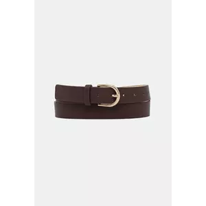 Answear.LAB curea de piele culoarea bordo imagine