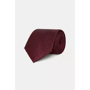 Michael Kors cravată de mătase culoarea bordo, MK0DT00190 imagine