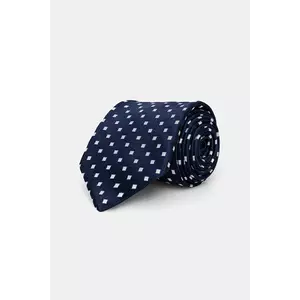 Michael Kors cravată de mătase culoarea bleumarin, MK0DT00181 imagine