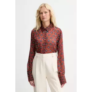 Morgan cămașă culoarea portocaliu, cu guler clasic, relaxed, CILGAL.F imagine