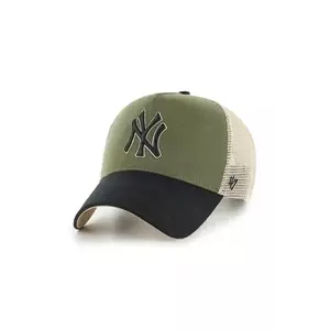 47 brand șapcă MLB New York Yankees culoarea verde, B-BPTOM17CNP-SW imagine