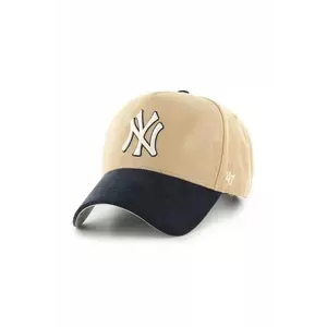 47 brand șapcă MLB New York Yankees culoarea verde, B-USMDT17USS-KH imagine