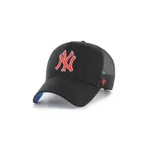 47 brand șapcă MLB New York Yankees culoarea negru, B-BLPOM17GWP-BKA imagine