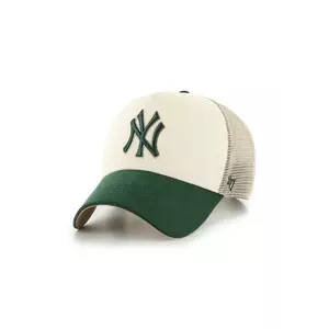 47 brand șapcă MLB New York Yankees culoarea bej, B-BPTOM17CNP-NTA imagine