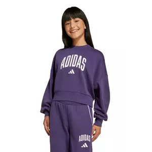adidas bluză copii culoarea violet, cu imprimeu, JV7379 imagine