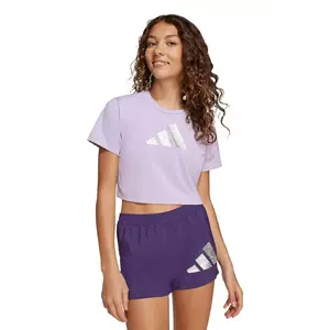 adidas tricou copii culoarea violet, KB7296 imagine