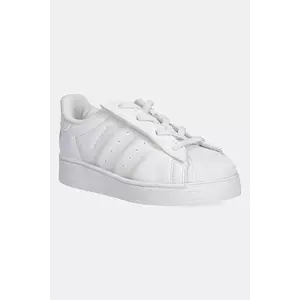 adidas Originals sneakers pentru copii SUPERSTAR LED LIGHTS culoarea alb, JQ6418 imagine