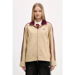 adidas Originals geacă de bumbac culoarea bej, de tranzitie, KF2312 imagine