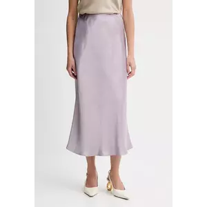 MM fustă ALESSIO culoarea violet, midi, evazati, 2526106018600 imagine