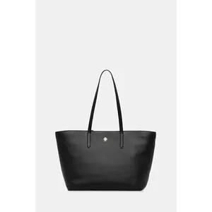 Bally geantă de piele culoarea negru, WAE07O imagine