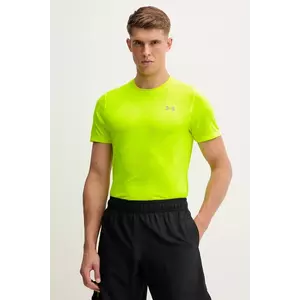 Under Armour tricou de antrenament culoarea galben, cu imprimeu, 6006098 imagine