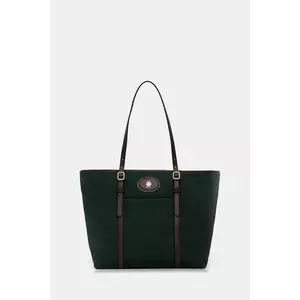 Bally poșetă culoarea verde, WAE075 imagine