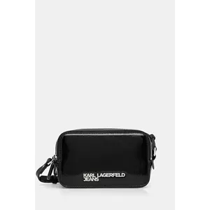 Karl Lagerfeld Jeans geantă culoarea negru, A4W30176 imagine