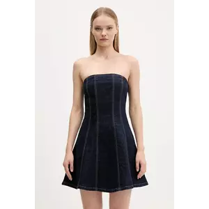 Abercrombie & Fitch rochie jeans mini, evazati, KI159-6084-276 imagine