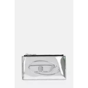 Diesel portofel de piele 1DR 1DR CARD HOLDER III culoarea argintiu, X10270.PS202 imagine