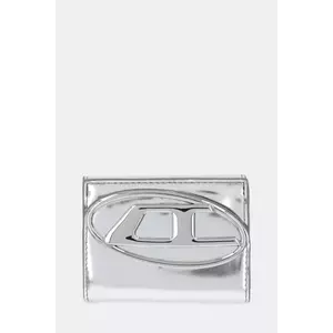 Diesel portofel de piele 1DR 1DR TRI FOLD COIN XS II culoarea argintiu, X09887.PS202 imagine